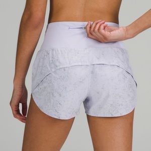 Lululemon Speed Up High-Rise Lined Short 2.5"
Pastel Blue Size: 4